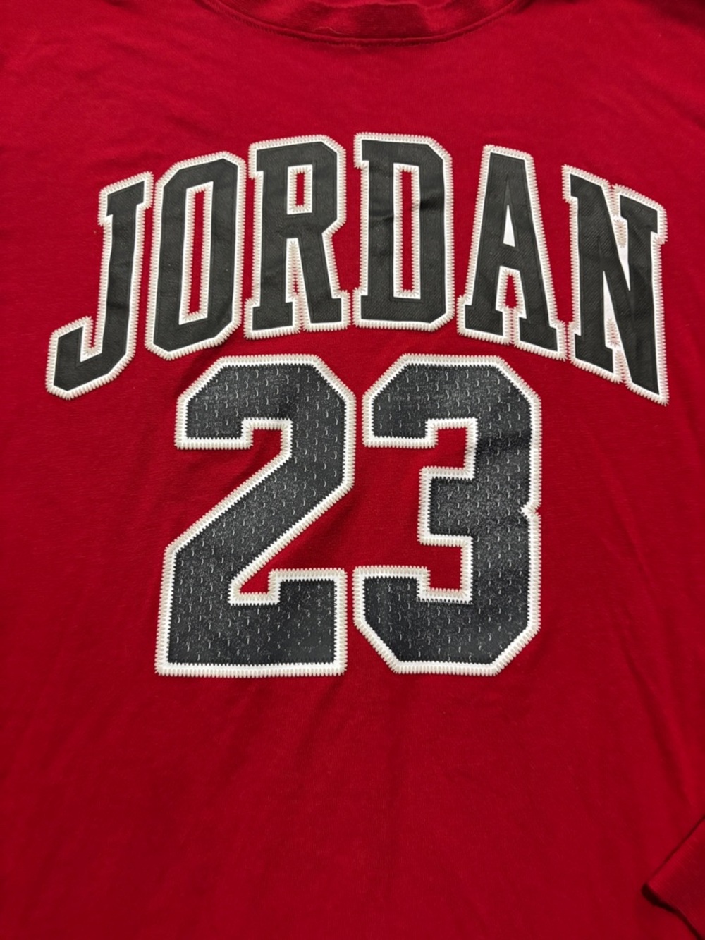 Jordan Red 23 Long Sleeve Shirt - Picture 3 of 7